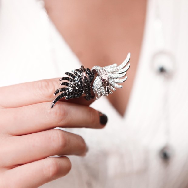 Cypris The Swan Rings From Maison Boucheron